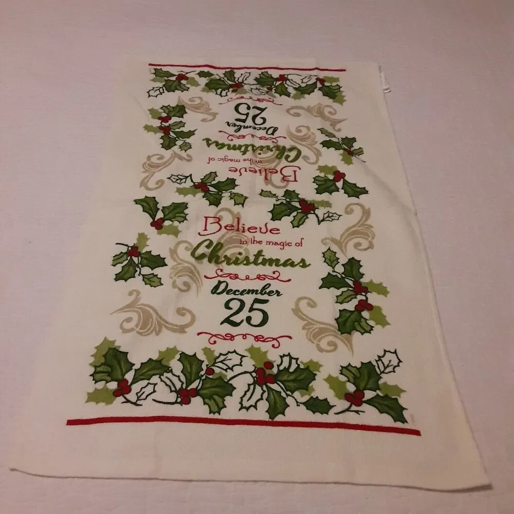 Christmas Towel Collection 4pc Festive Whimsical
